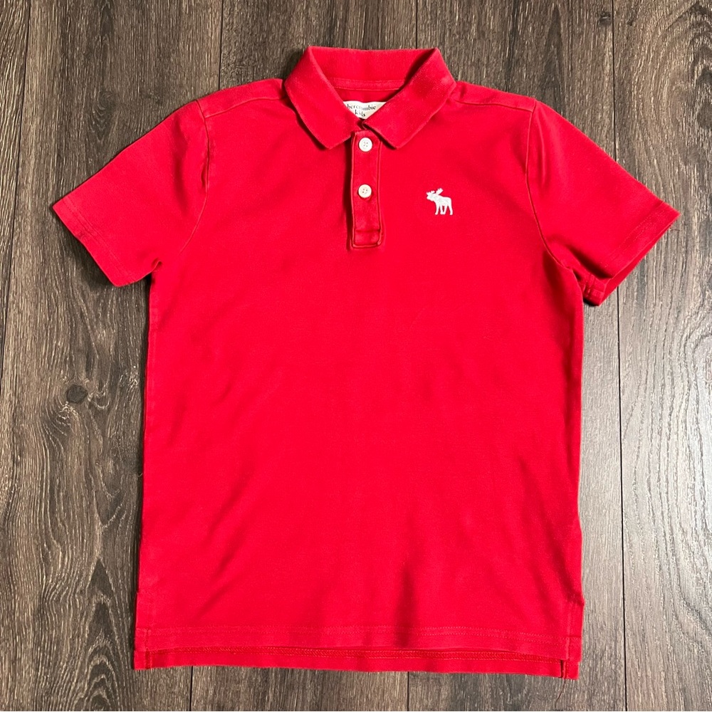 Red Abercrombie Polo-Great Condition